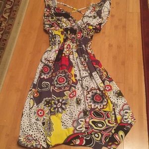 Colorful, Flirty Fun Summer Dress